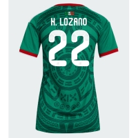 Mexiko Hirving Lozano #22 Hemmatröja Dam VM 2026 Kortärmad